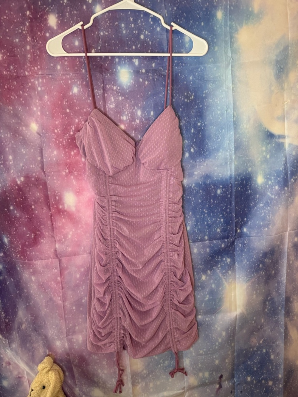 Windsor Much Love Sweetheart Swiss Dot Mesh Mini Dress